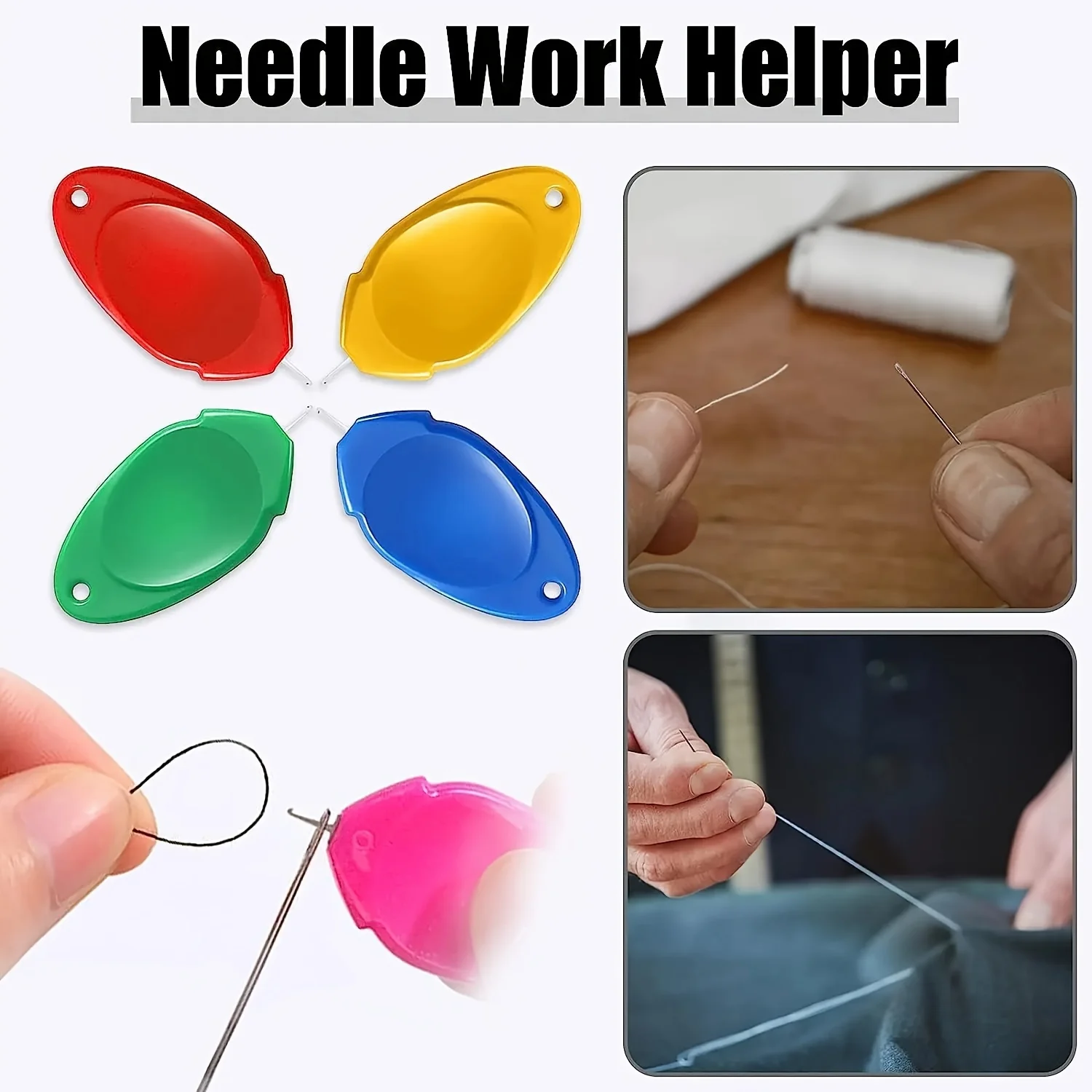 10 Stück/Set DIY Nadeleinfädler für Senioren, Einfaches Automatisches Nähwerkzeug, Handgemachtes Nähzubehör – Detail 5