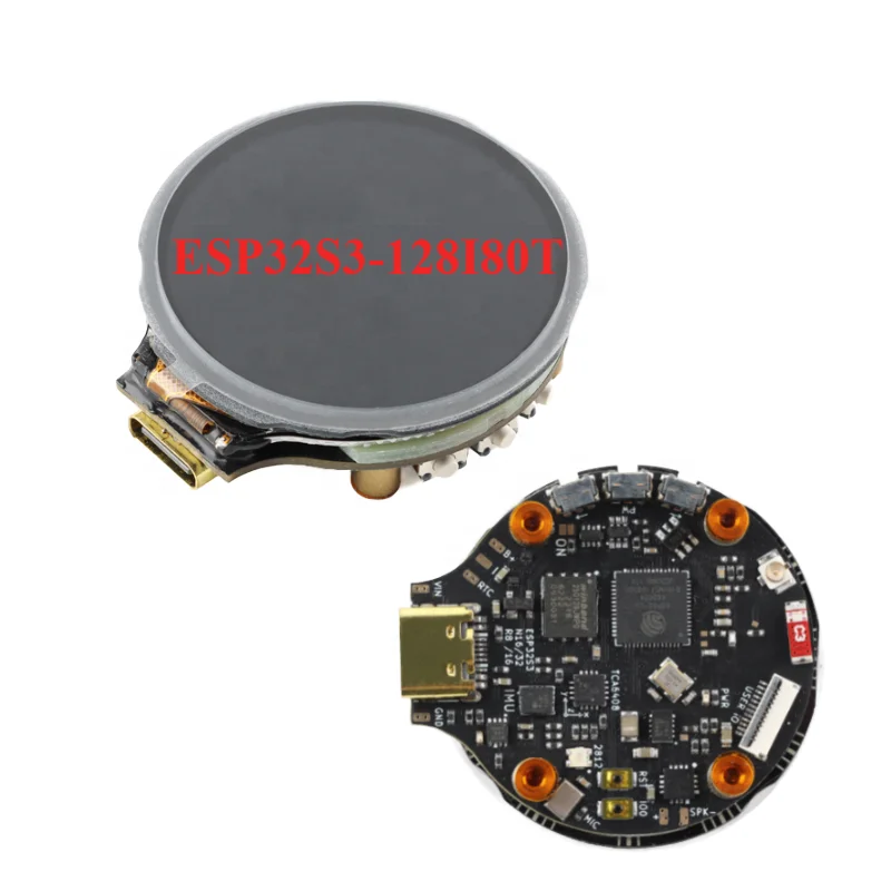 New 1.28 Inch TFT LCD Display Module N16R8 N16R16 Development Board I80/MCU Interface Capacitive Touch