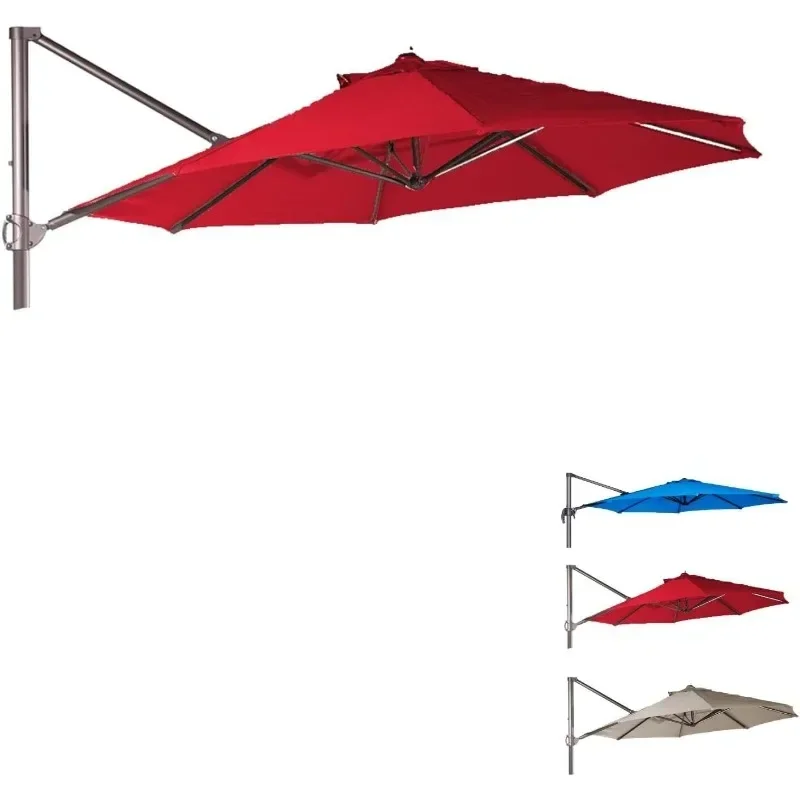 FORMOSA Cantilever Umbrella Replacement Canopy TOP ONLY for 10 or 11 foot 8 Rib Outdoor Patio Garden Offset Umbrella Round