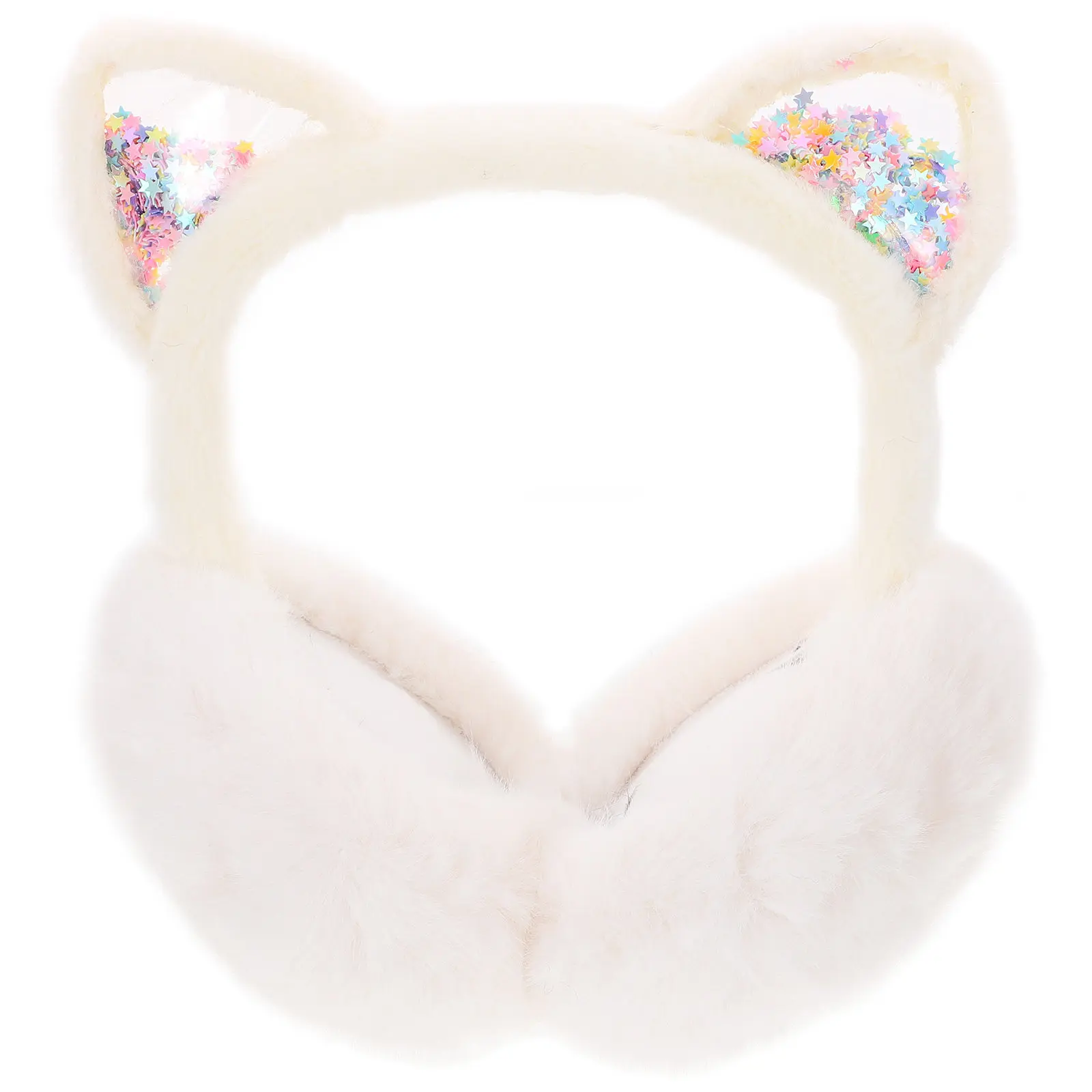 Cold Resistant Ear Muffs Cute Cat Style Adjustable Headband Winter Warm Ear Cover Outdoor Earmuff Soft Comfortable