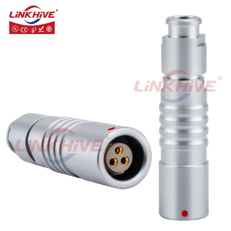 Compatible with Fischer K Free Receptacles 102/103/1031/104/105 2 3 4 5 6 7 8 9 10 12 19 Pin Half-moon Positioning Connector