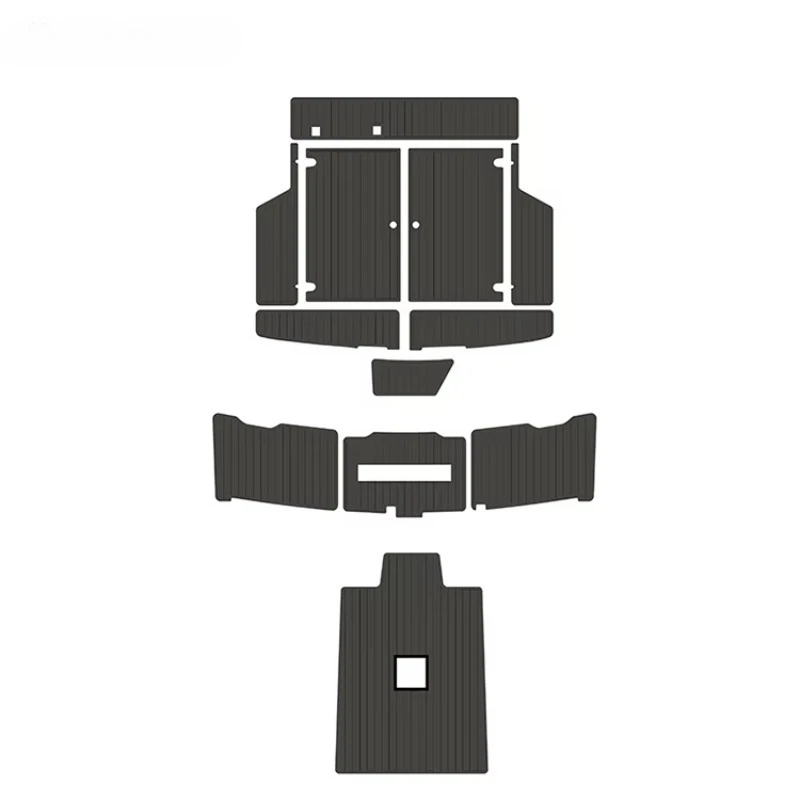 

STLF Melors Customized Grey Black Brushed Non Slip Self Adhesive EVA Foam Sheet Marine Boat Decking Flooring