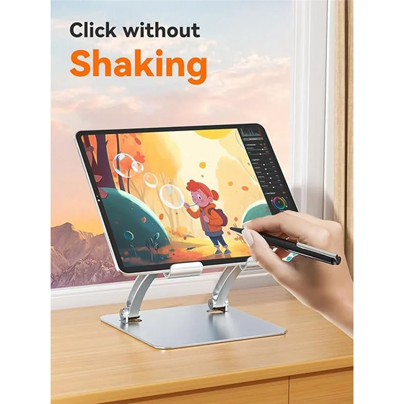 

Universal Monitor Stand For Tablets Laptop Adjustable Desktop Stand Foldable Tablet Holder Dual Rod