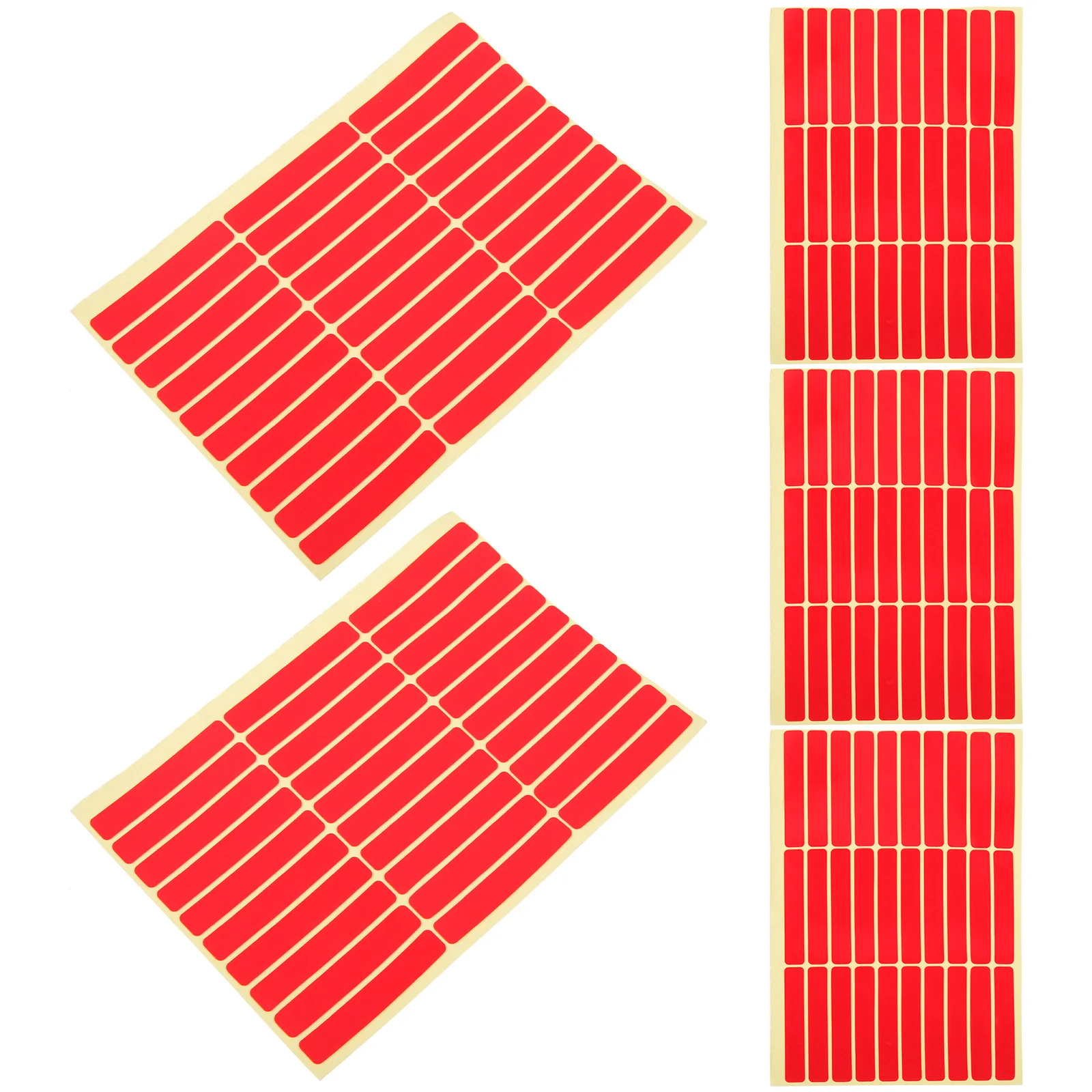 5 أوراق شريط عرض للأظافر مزدوج الجوانب، شريط عرض فني للأظافر لاصق قوي شفاف للاستخدام المنزلي في الصالونات #6