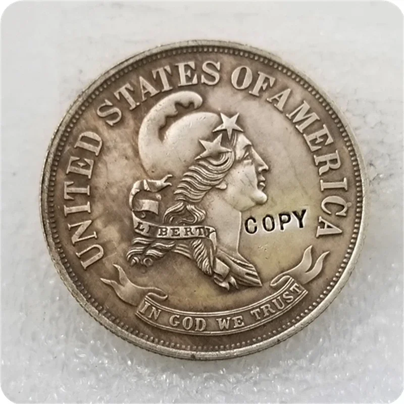 COPY REPLICA 1869 Liberty Head Standard Half Dollar Patterns  COPY COINChallenge Pocket Coins Christmas Gifts