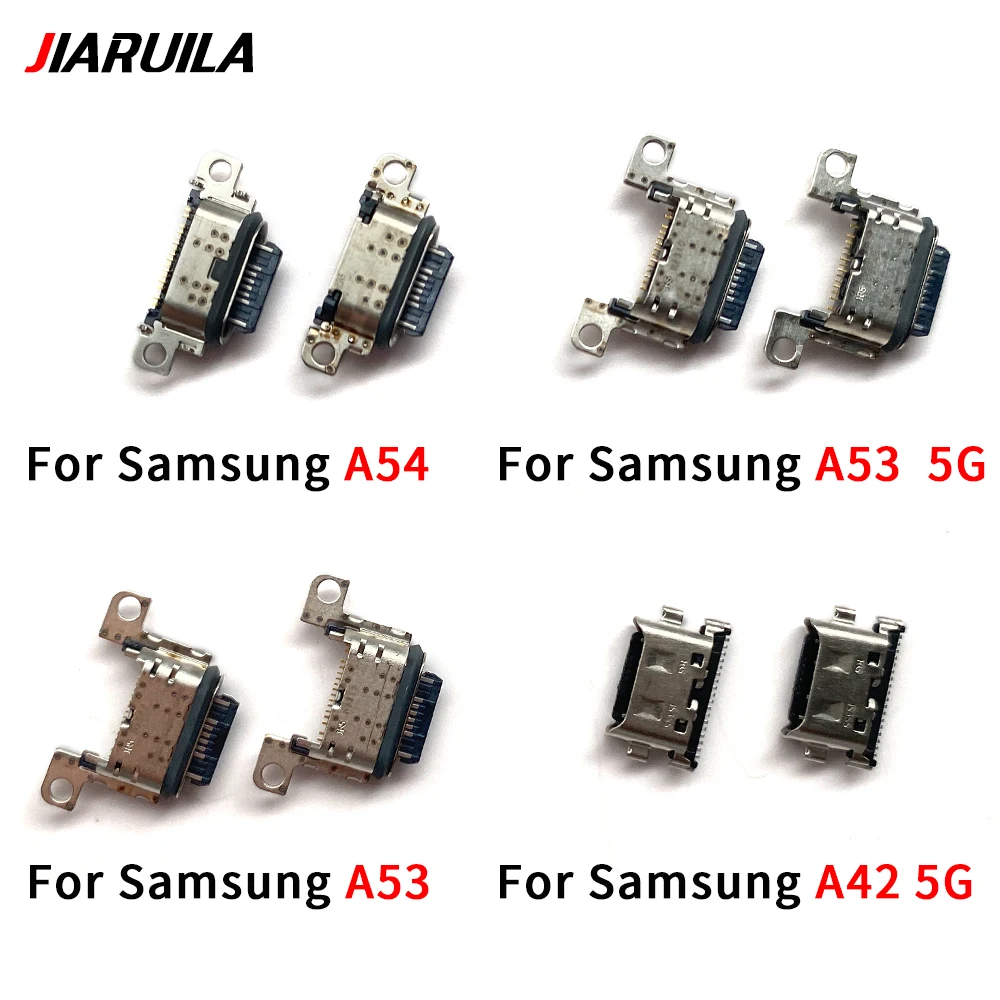 50Pcs，Micro USB Connector Charging Port Jack Plug For Samsung A20E A23 A24 A34 A42 A53 5G A54 A01 A01 Core A02 A02S A03 A03S A03