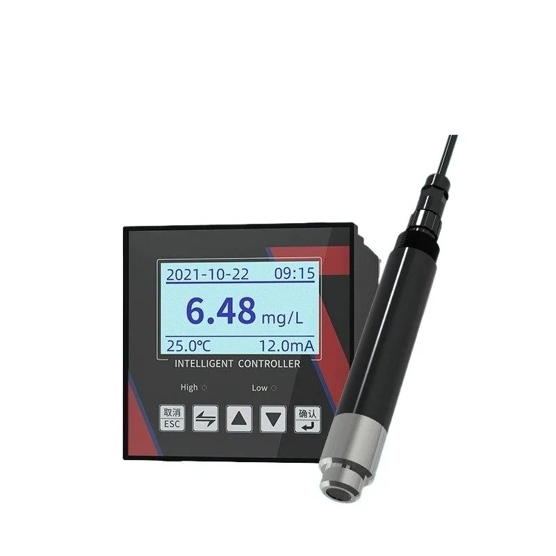 Online Fluorescence Dissolved Oxygen Sensor Portable Industrial Aquaculture Oxygen Content Analysis and Determination Detector