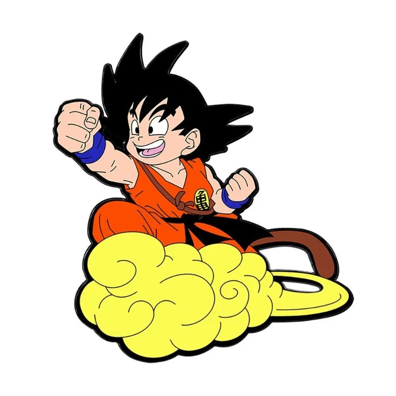 لعبة دراغون بول سون جوكو عالية اللون قيمة جديدة الإبداعية شارة معدنية الرسوم المتحركة الملابس الطرفية بروش كل مباراة حقيبة الديكور هدية