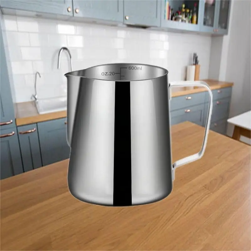 Vaso da fiori con punta ad ago, tazza da caffè in acciaio inossidabile 304 addensato, utensile professionale per tazza per schiuma di latte