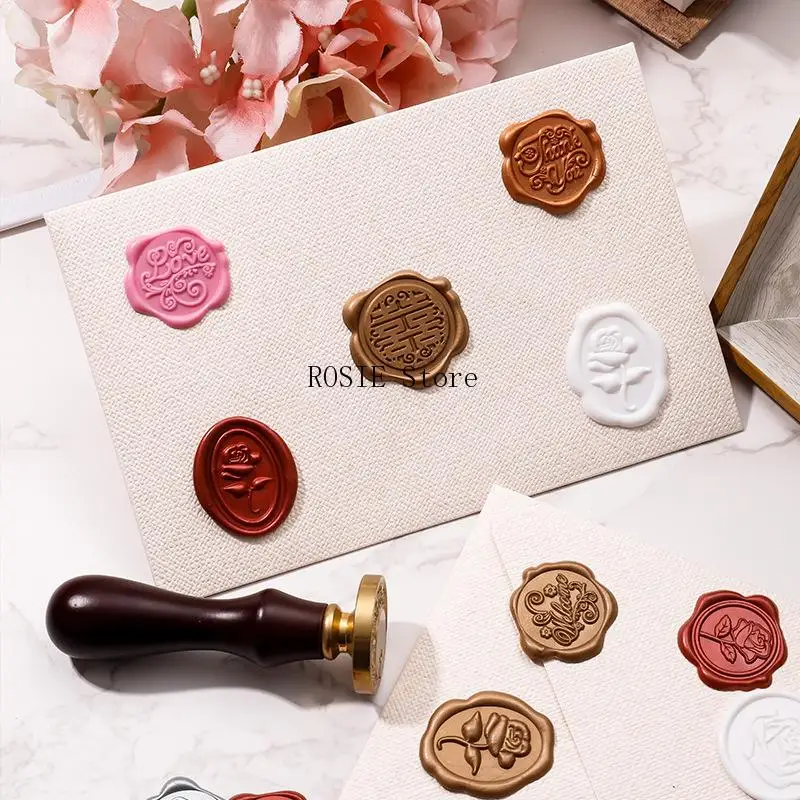 1PC Wax Seal Stamp Vintage Craft Sealing Stamp Head For Cards Envelope Wedding Invitations Gift Packaging Scrapbooking