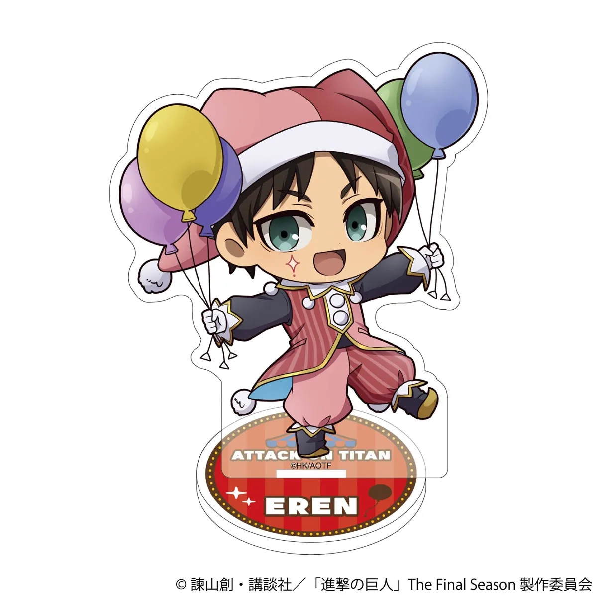 10Cm Acrylic Standees for Attack On Titan Eren Yeager Mikasa Ackerman Q Version Anime Character Peripheral Standing Desktop Gift