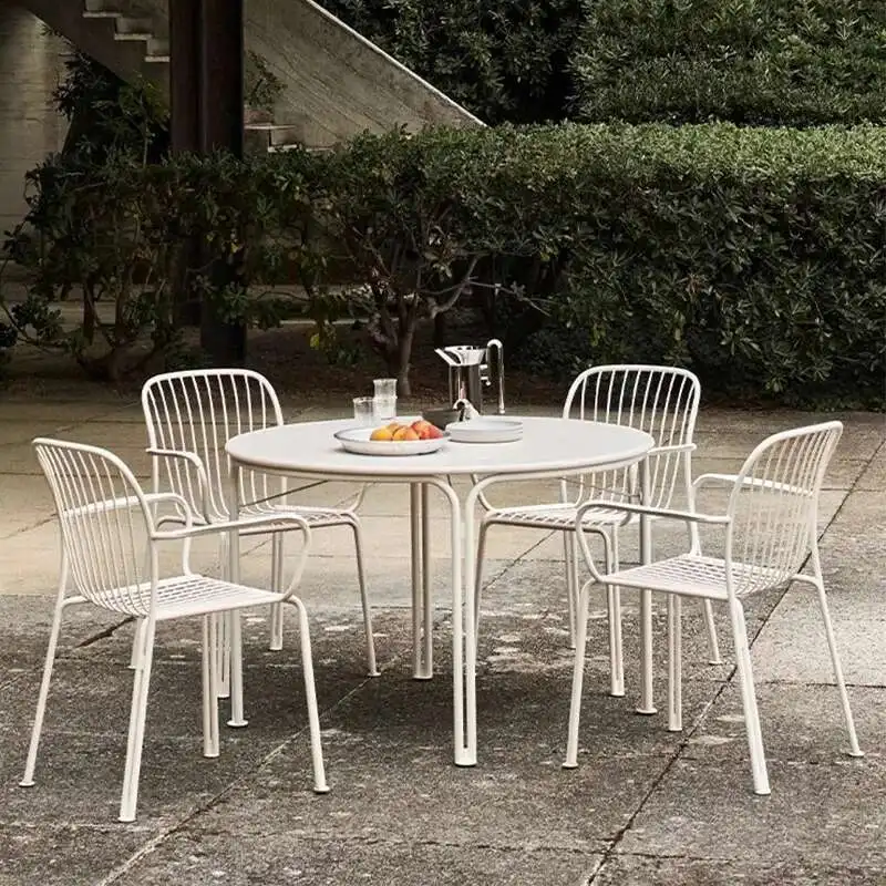 

Mobile Coffee Garden Furniture Sets Kitchen Restaurant Conference Table Outdoor Chairs Nordic Mesas De Comedor Home Furniture