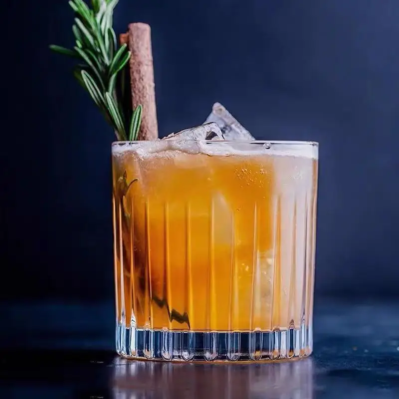 

Japanese Striped Whiskey Cup Bar Exclusive Classical Cocktail