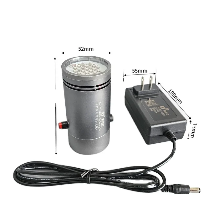 

Ultra-high Power Air-cooled UV-LED Ultraviolet Curing Lamp Handheld Ink Curing UV Lamps UV Coating Vanish Dryer Machine 395nm