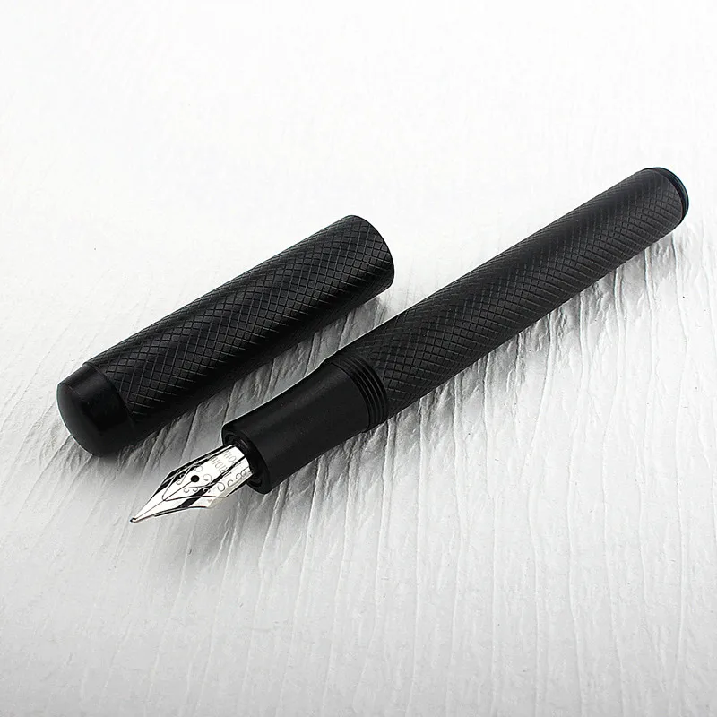 Luxury Metal Pocket Fountain Pen Classic 0.38mm Nib Iridium Ink Pen for Writing Gift Office Supplie School Stationery