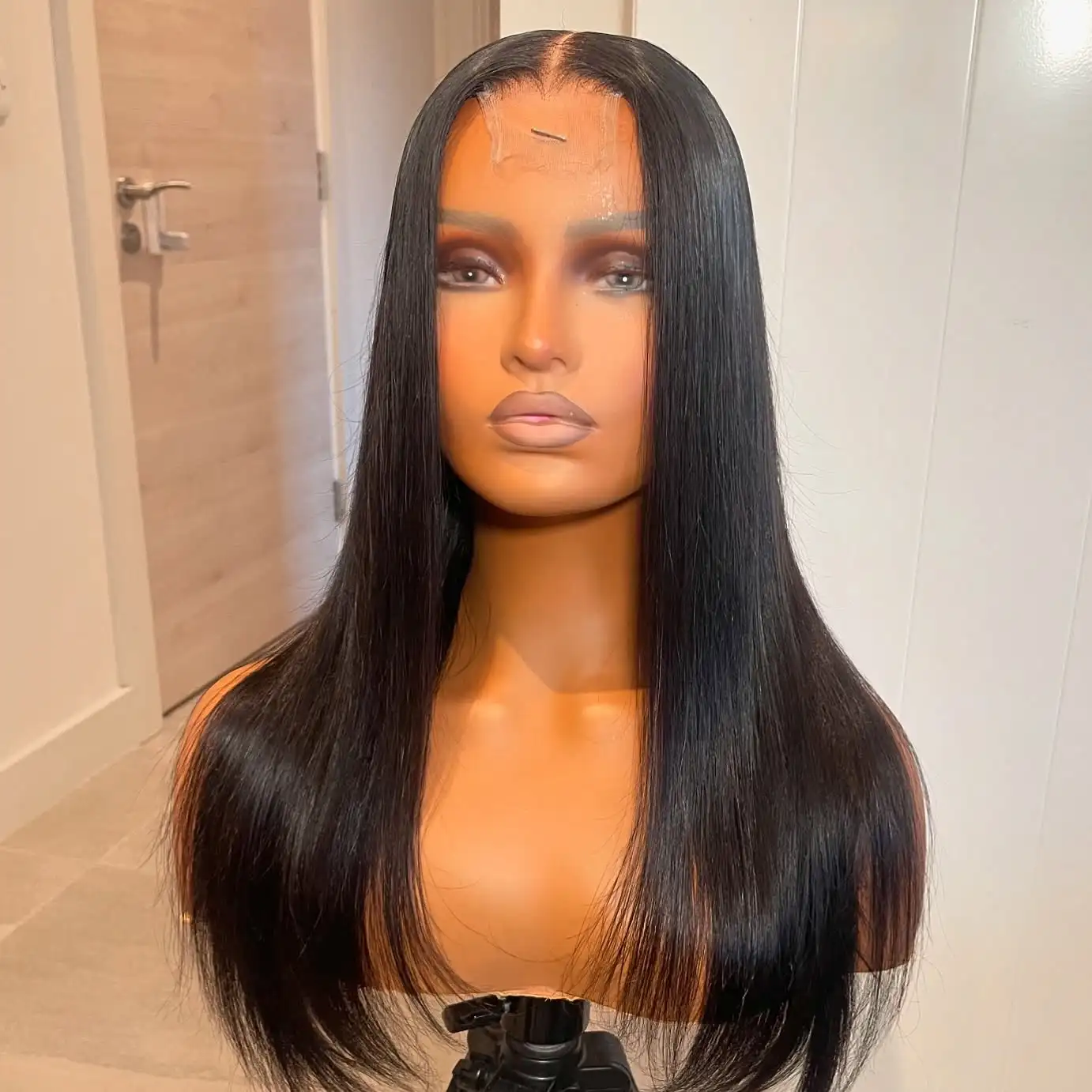 

200 Density Transparent HD Human Hair Wig 30 40 Inch Bone Straight 13x4 Lace Front 13x6 Brazilian Lace Frontal Wigs For Women