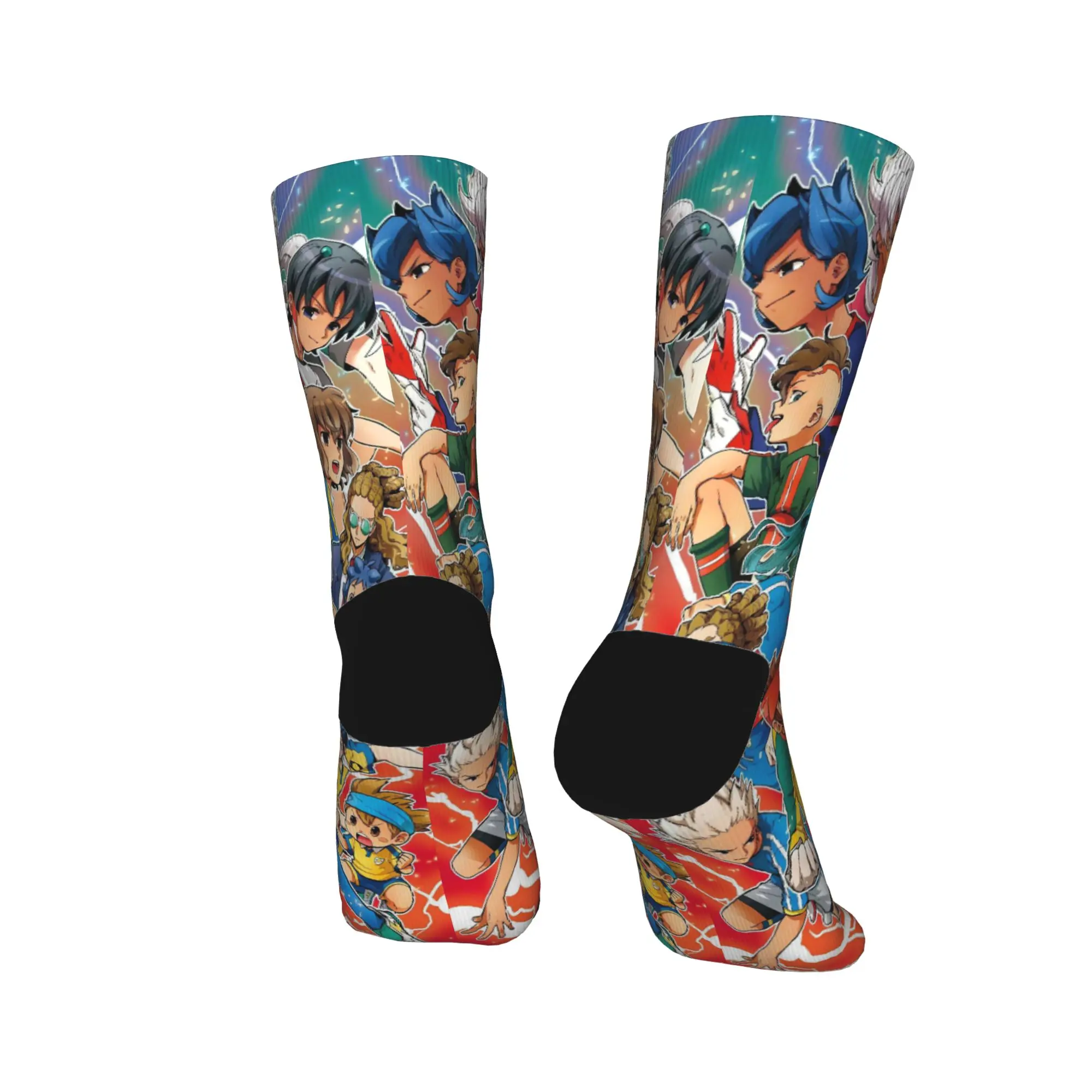 للجنسين الرجال الجوارب Inazuma أحد عشر Gouenji جوارب عدم الانزلاق جودة الجوارب الخريف القوطية مخصص تسلق الجوارب #4