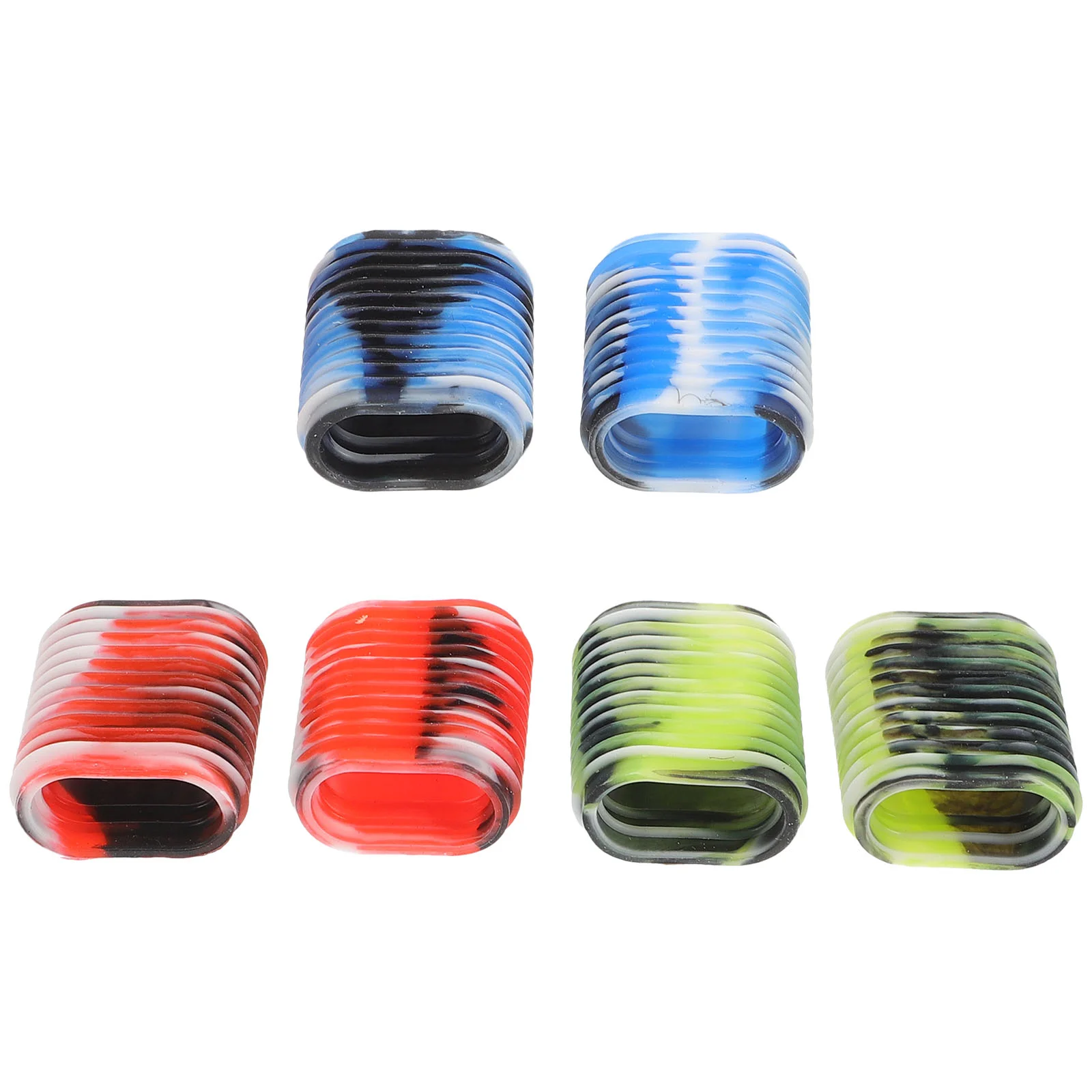 6 Pcs Fishing Reel Handle Cover Rubber Grip Handles Sleeve Grips Accessories Man