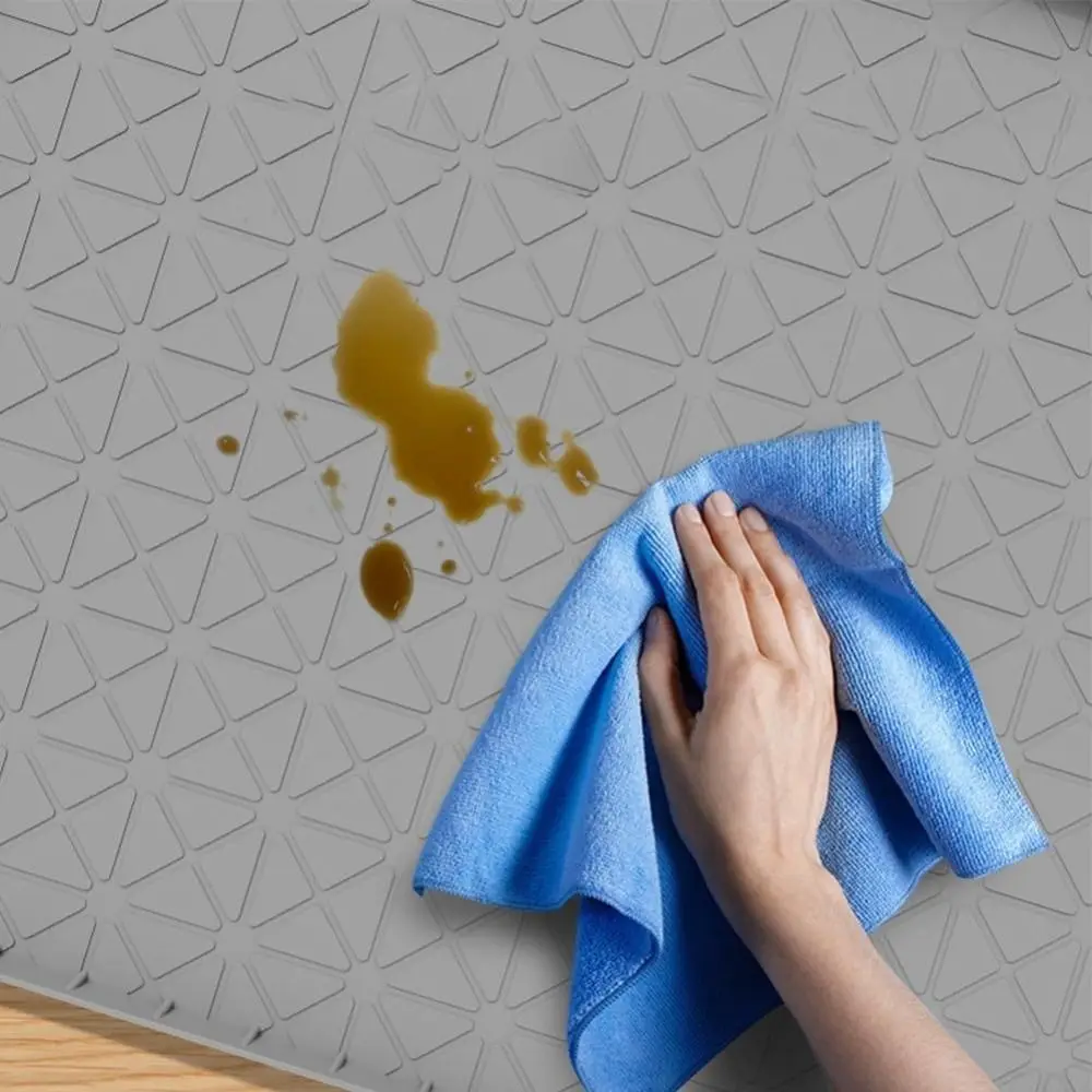 

34 "x 22" коврик для раковины, водонепроницаемый силиконовый вкладыш для шкафа, противообрастающий влагостойкий поднос для раковины для кухни, ванной комнаты