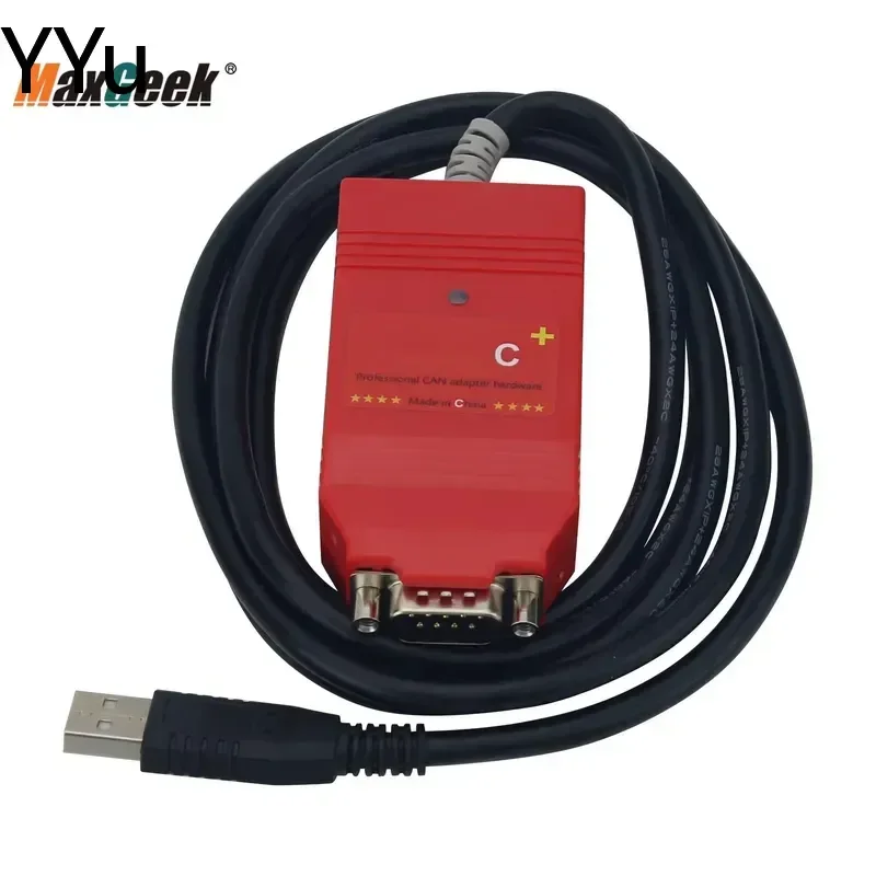 custom for Maxgeek PCAN2+ PCANC CAN Adapter USB Interface Compatible with IPEH-002022 Vehicle Diagnostic Tool OBDII Scanner