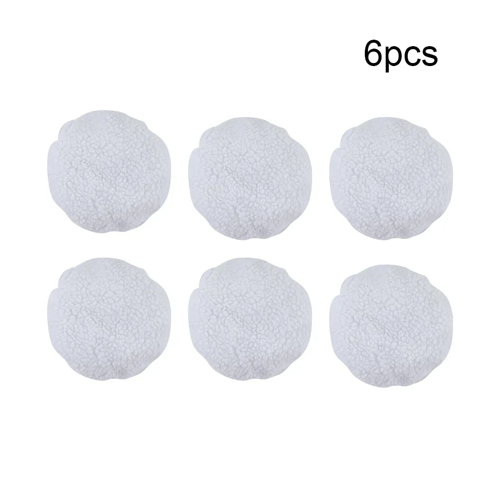 Universal Polishing Pad Car Polisher Soft Wool White 240mm Bonnet Buffer Pads For 9 Inch &10 Inch High Quality