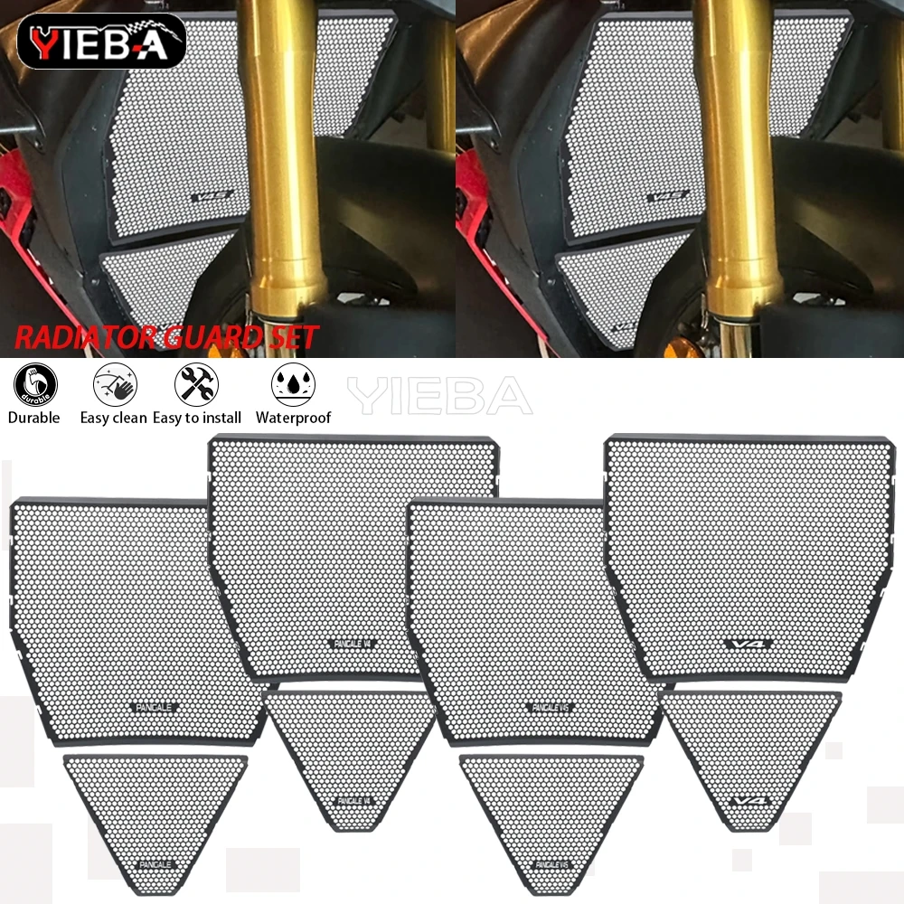 YIEBA For Ducati Panigale V4 PANIGALE V4S V4R 2025 2026 2027 Motorcycle Accessories Radiator Grille Guard Cover Protective