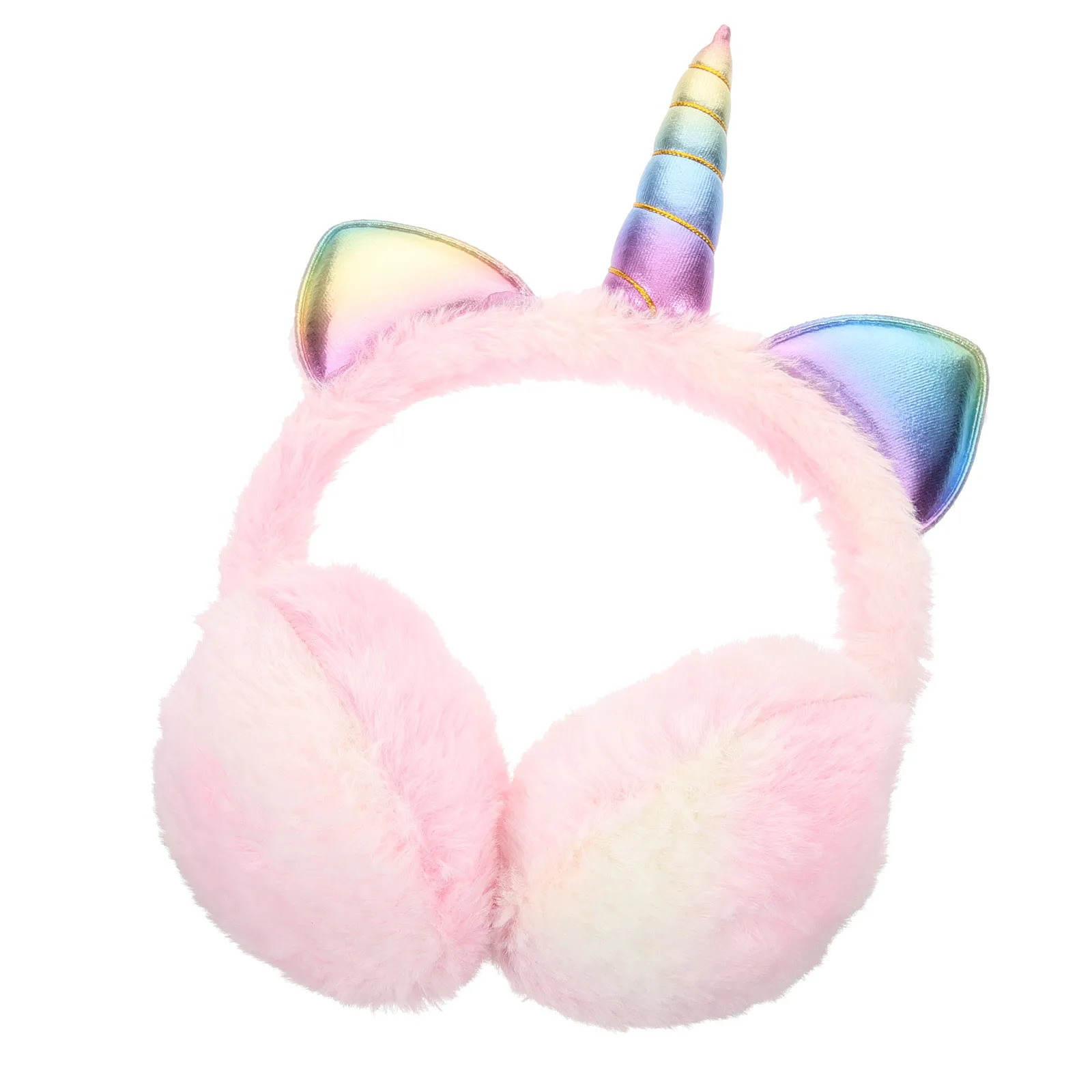 عصابة رأس لطيفة لعصابة الرأس الشتوية على شكل وحيد القرن، غطاء أذن ناعم ومريح مناسب للأنشطة الخارجية، غطاء أذن شتوي لطيف #3