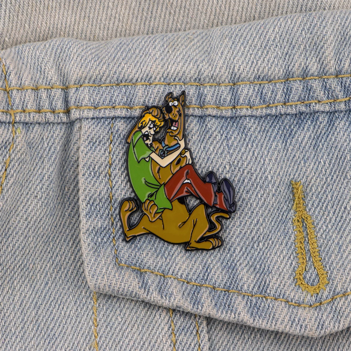 Funny Cartoon Dog Pins for Backpacks Lapel Enamel Pins and Brooches for Woman Men Bags Badge Friend Kids for Gifts