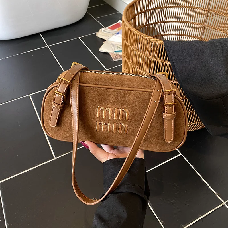 

​​2025 Fall Winter Vintage Square Bag, Luxe Underarm Purse for Women, Casual Commuter Tote, Textured Shoulder Bag, Day-to-Night