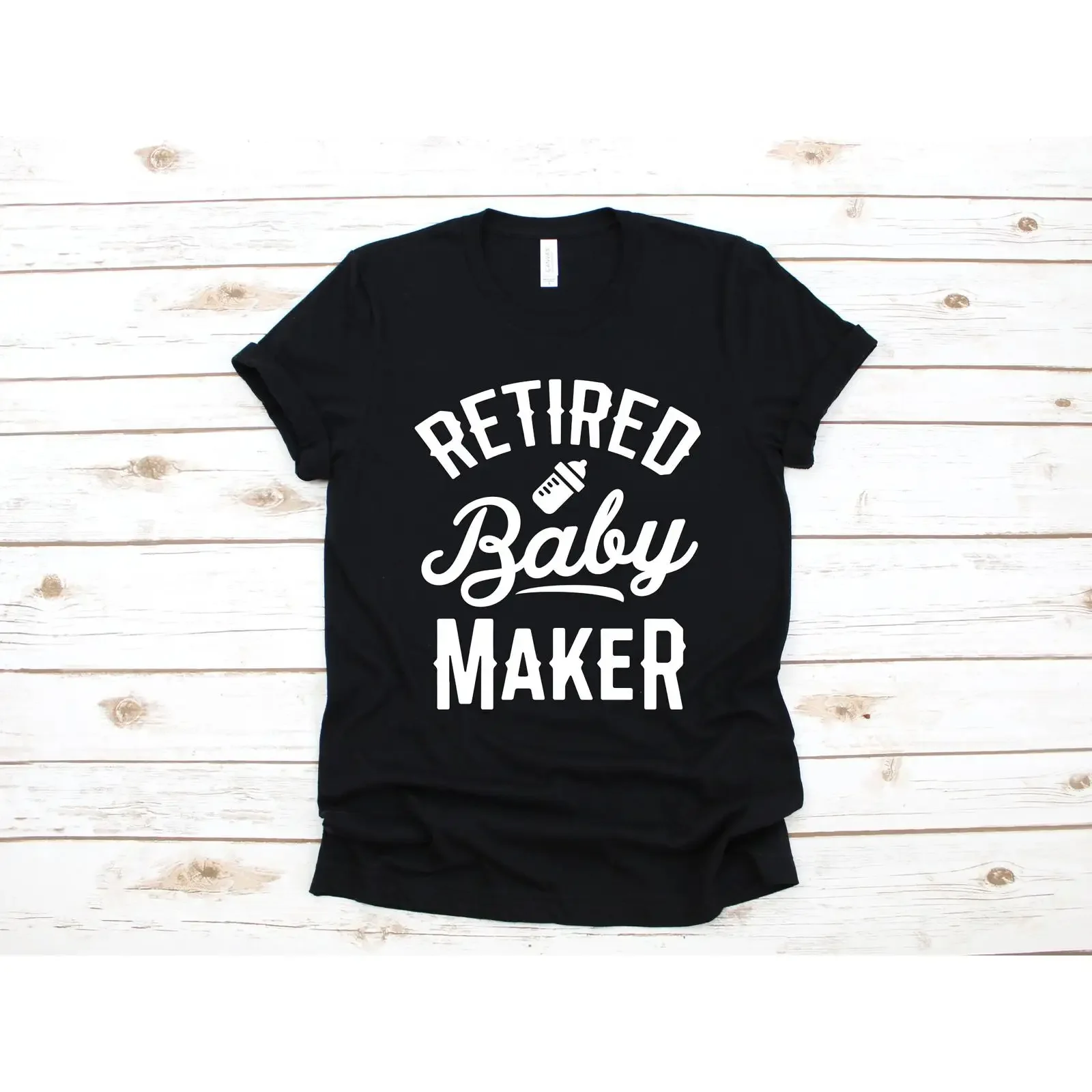 Retired Baby Maker Funny Vasectomy T Shirt Surgery Recovery Casual  Top vintage Washed Soft Unisex Versatile Breathable