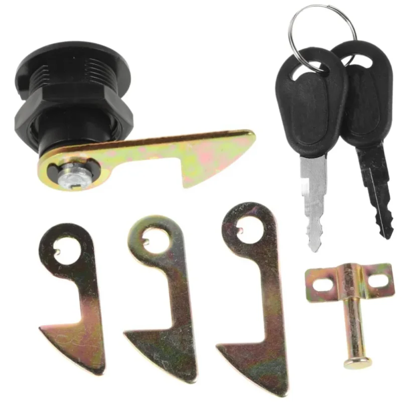 

Hot sale 1Set (1 Lock+2 Keys+4 Metal Hook) Electric Car Scooter Tail Box Lock Trunk Lock Accessories Motorcycle Rear Locks