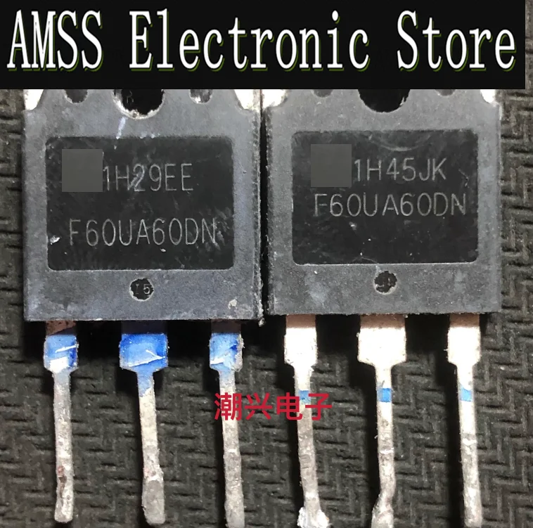 AMSS 5pcs Used F60UA60DN 60A 600V high-power fast recovery diode, original word imported, disassembled and tested well