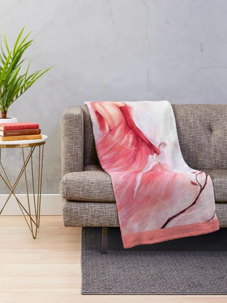 ELITE STYLE : Vintage Magazine Fashion Advertising Print Throw Blanket blankets and throws Thins Shaggy Blankets