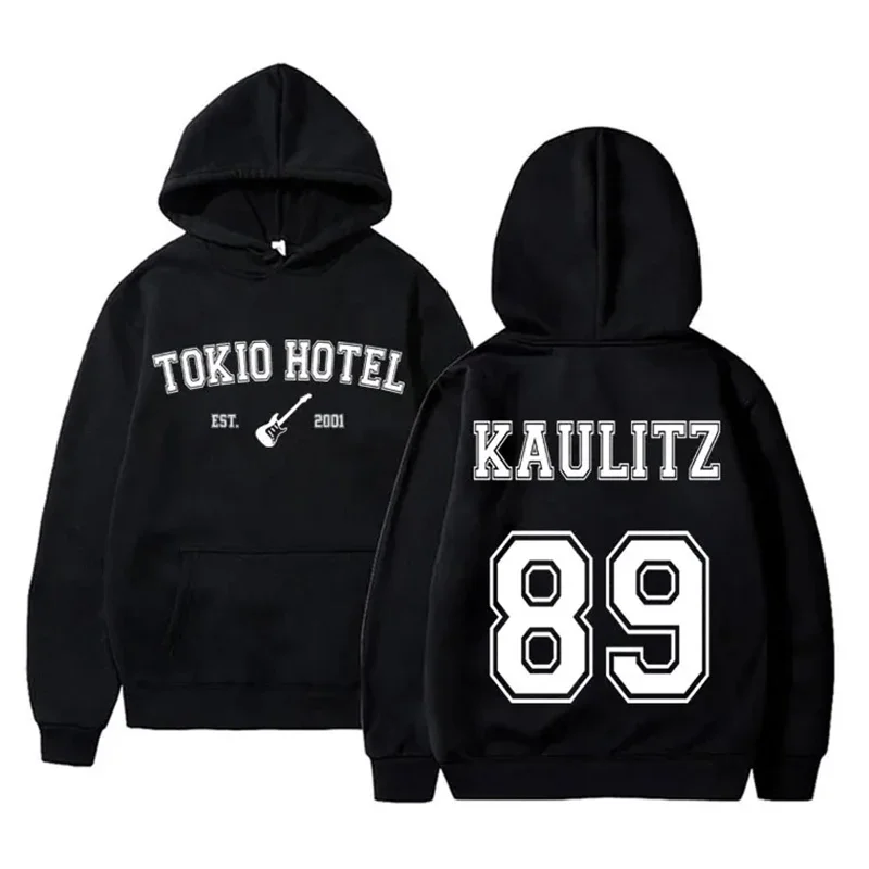 2024 New Rock Band Tokio Hotel Hoodies Kaulitz Print Men Woman Hoodie Hip Hop Sweatshirts Harajuku Pullovers Unisex Clothing