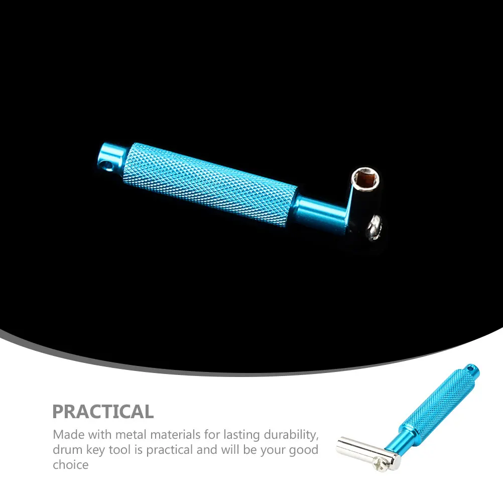 

7 shaped Wrench Red Compact Easy Loading Drum Tuning Accessory Suitable Drums Beginner Tuner Practical Metal Tool