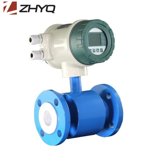 4-20mA Output Electromagnetic Smart Digital Chemical Water Flow Meter With Flange Electronic