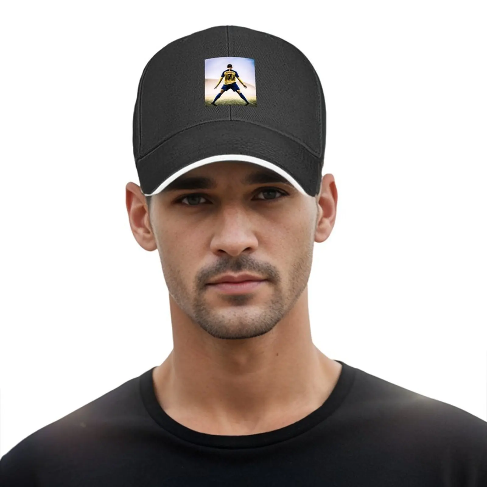 CR7 Al Nassr قبعة بيسبول جديدة قبعات ممتعة قبعة خلفية قبعة عيد ميلاد قبعة بيسبول للرجال والنساء #5