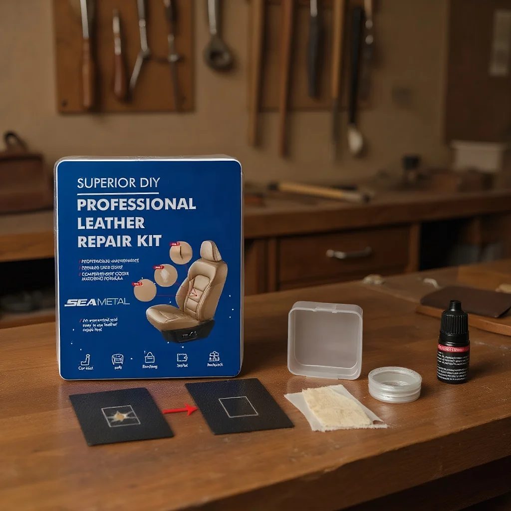 Набор инструментов для ремонта кожи автомобиля — 7 цветов, ремонт своими руками для сидений, царапин и трещин