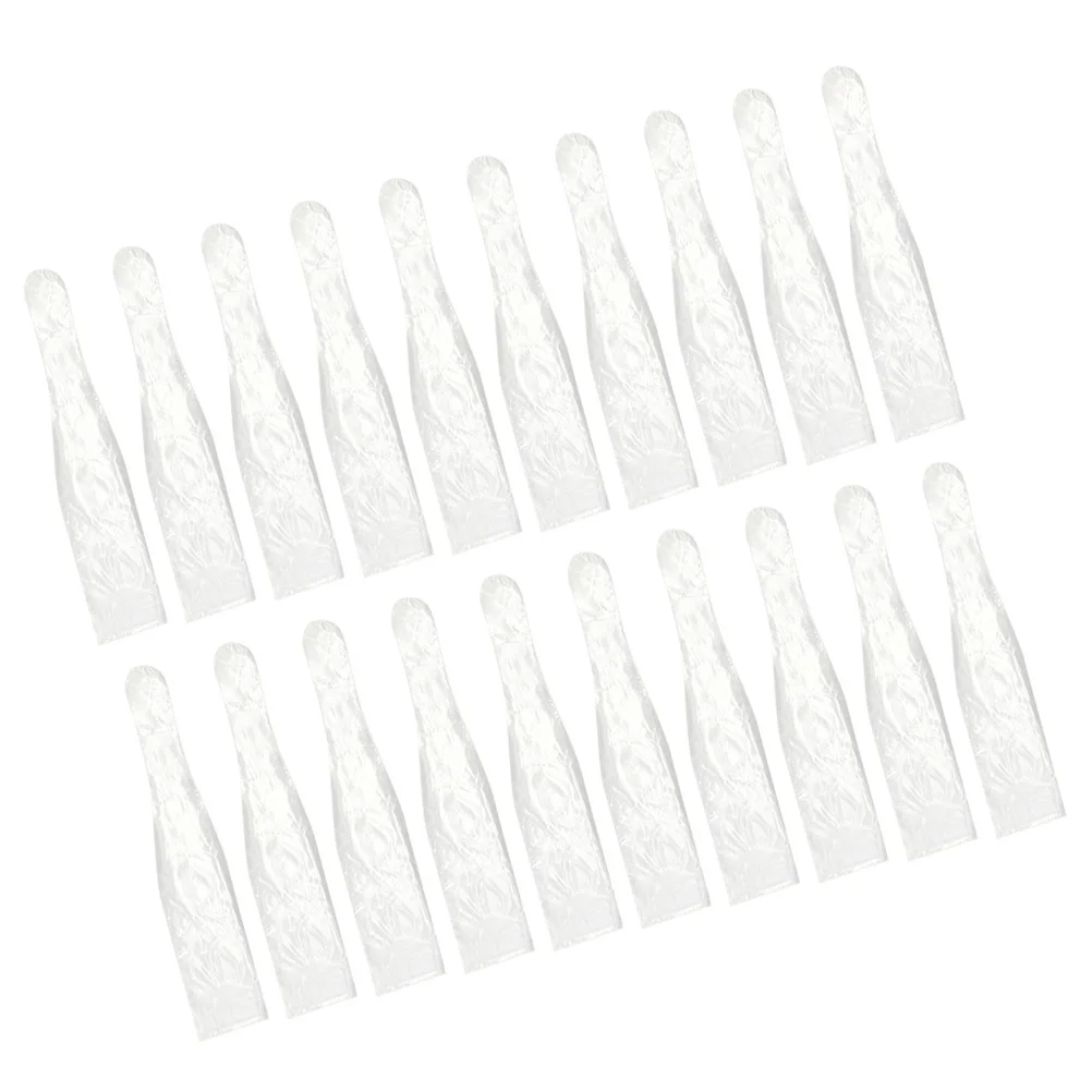 500 قطعة من الأكمام المقبض للاستعمال مرة واحدة لمقبض غطاء مرآة الفم غطاء حماية السلامة من البلاستيك الشفاف خفيف الوزن #3