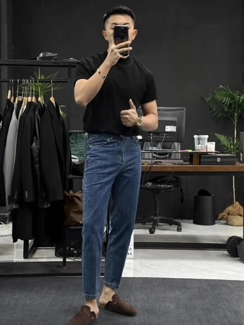 

Новые мужские повседневные джинсы X·T2024 из хлопка и денима, модные, цветные, с эффектом потертости, винтажные, молодежные, свободного кроя