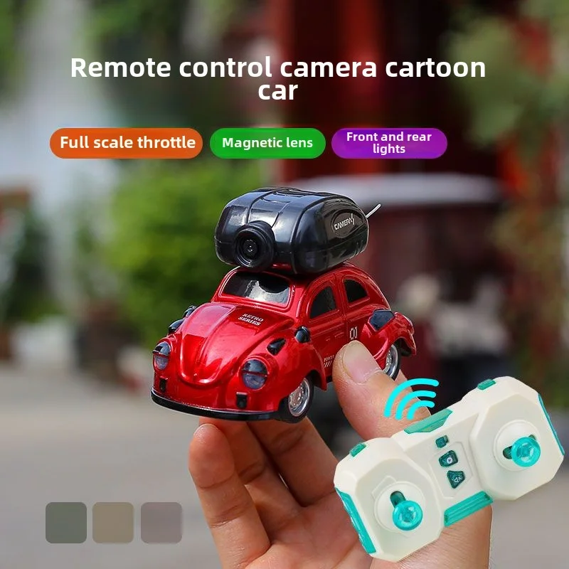 2.4G Wireless Mini Range Rover with Camera Boys Professional RC High Speed Race Car Kids Black Technology Toy Car