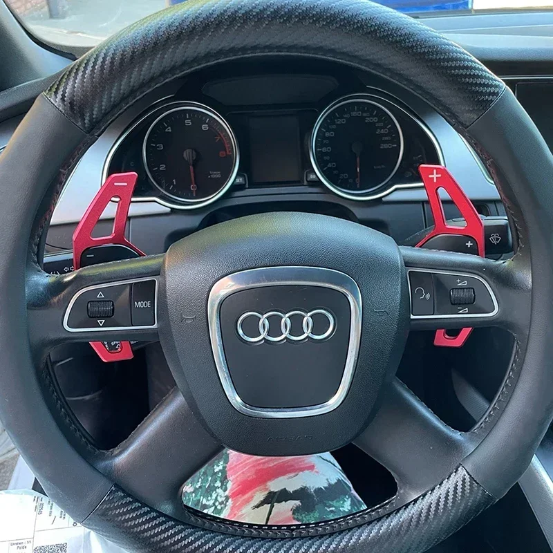 Cambio a paletta per Audi A3 S3 8V 8P A6 S6 C6 C7 estensione delle pale del volante dell'auto DSG Styling accessori Auto