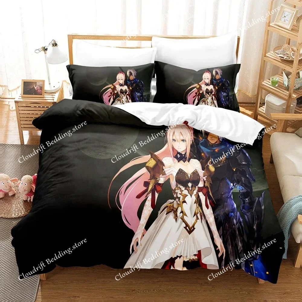 Hot Game Tales Of Arise Bedding Set Modern 3D Print Comforter Duvet Cover Pillowcases Duvet Cover Queen Single Size Dropshipping