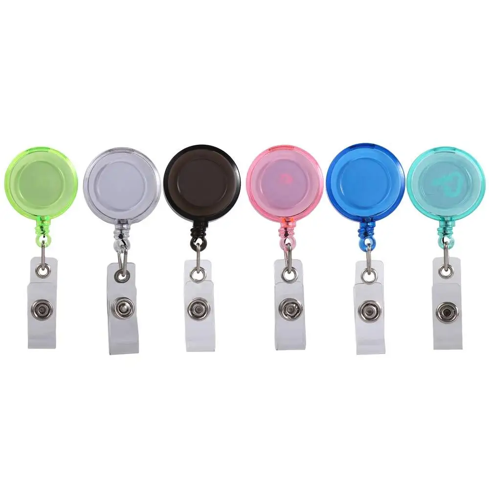 Supplies Chest Card Work Card Clips ID Card Clips Name Tag Badge Holder ID Card Holder Badge Reel Clip Retractable Badge Reel