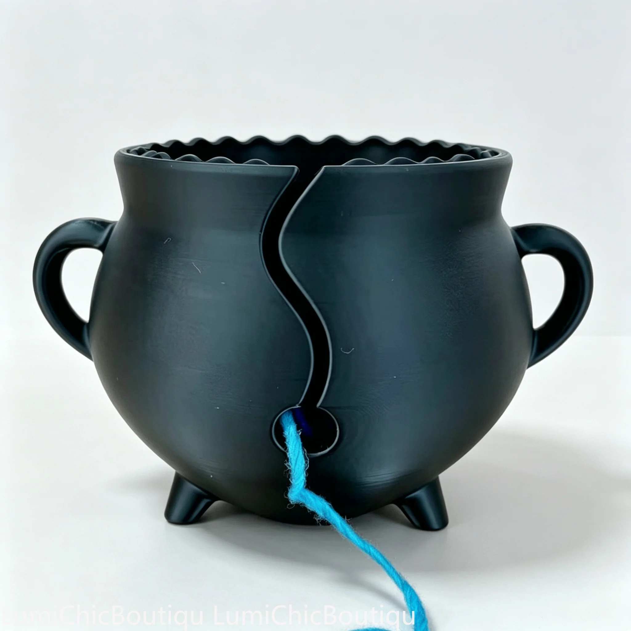 Witch'S Black Bowl - Skein of Yarn for Knitting, Anti-Tangle, Handcraft Creative Tool, Sturdy Craftsmanship, Enthusiasts, Yarn Storage, for Halloween