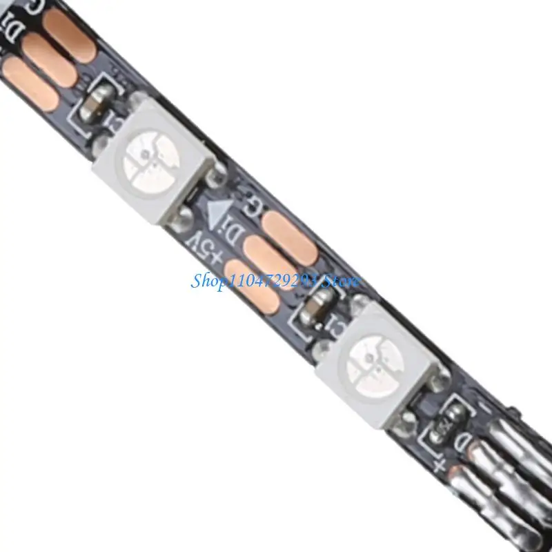 

Y2GD LED Light Stand Light Strip Length 45cm/18-in LED Lights DIY Decoration Accessories Game Sound/Music RGB 8 Colors