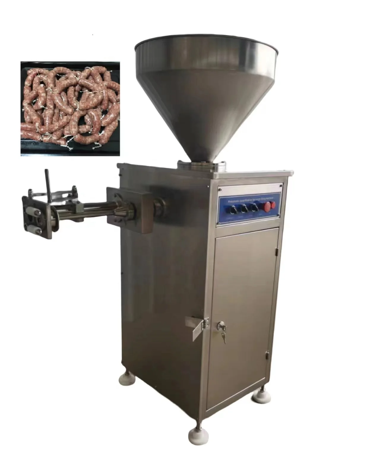 Efficient Electric Sausage Stuffer Maker Machine Enema Small Scale Sausage Production Line