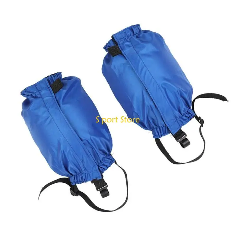 U2JB Polainas tobillo para raquetas nieve y esquí en nieve, polainas impermeables para pies trekking