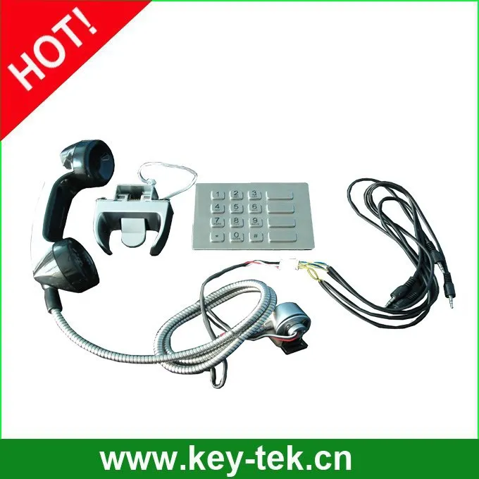 Hot sale Public telephone set Vandal-proof IP65 Stainless Steel Keypad