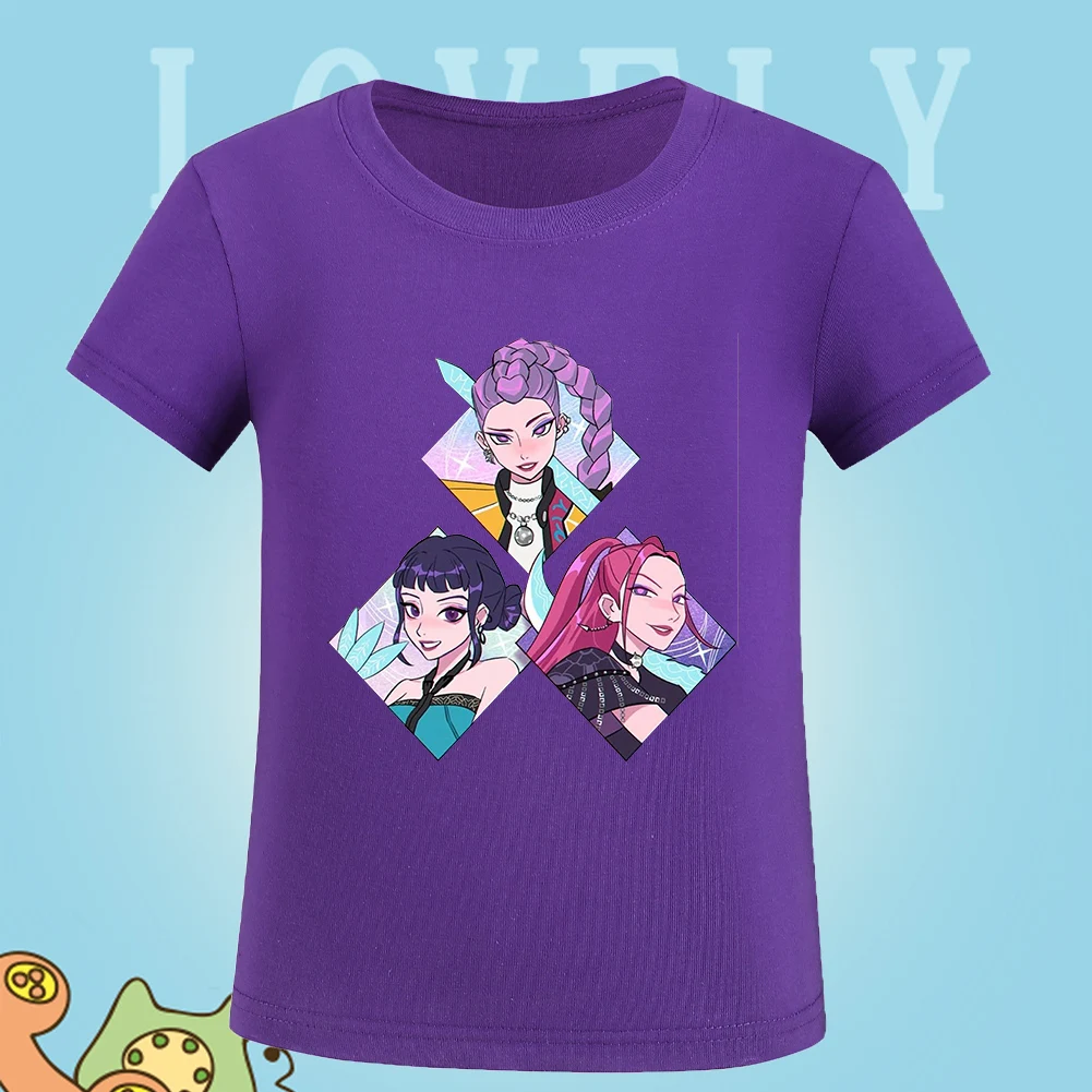 huntrix-kpop-demon-hunter-aniversario-menina-camisetas-para-meninas-roupas-ao-ar-livre-para-criancas-camisetas-kpop-demonios-cacadores-criancas-traje